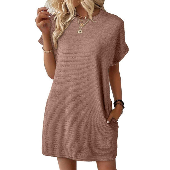 Grace & Jess | Minimalist Round Neck Summer Dress