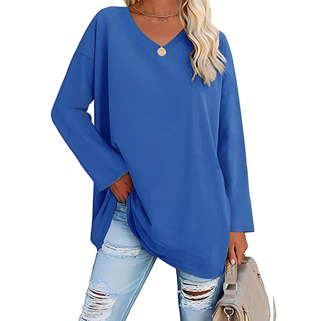 Grace & Jess | Relaxed V-Neck Sweater