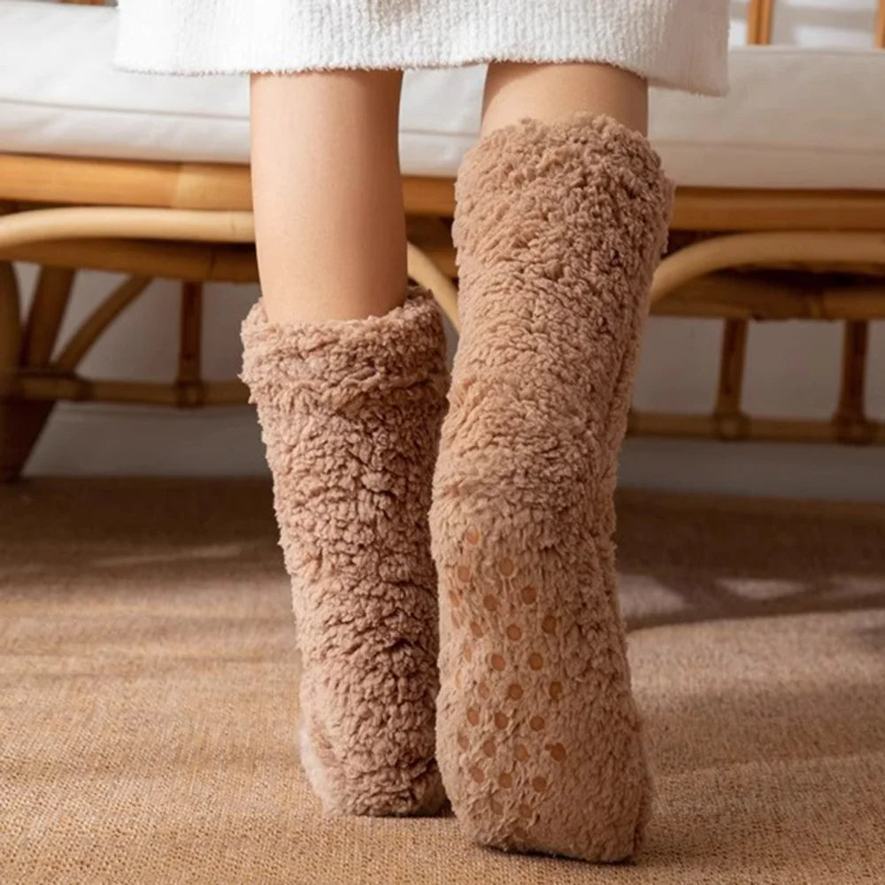 Grace & Jess | Velvet Slipper Socks