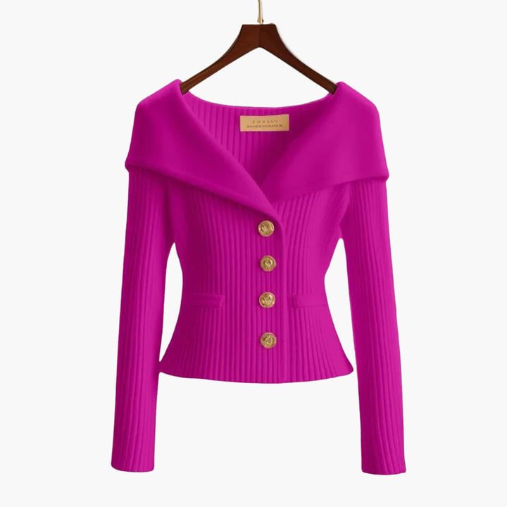 Grace & Jess | Ribbed Button-Up Cardigan