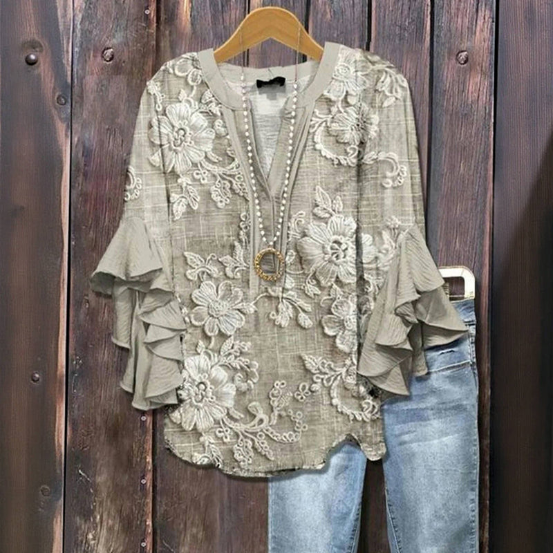 Grace & Jess | Floral Vintage Blouse (Almost Sold Out)