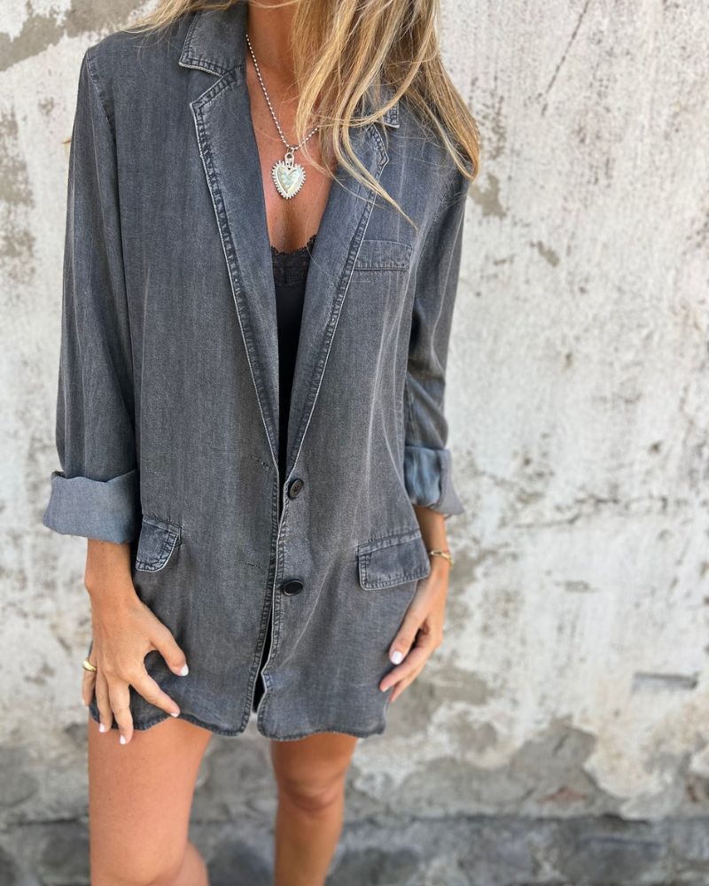 Grace & Jess | Casual Denim Blazer