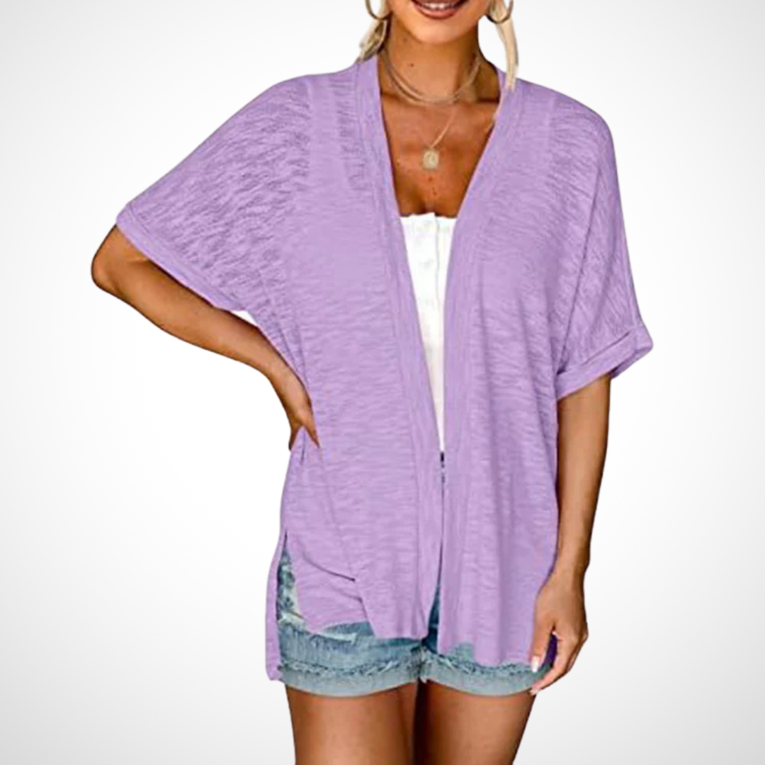 Grace & Jess | Flowy Short Sleeve Cardigan