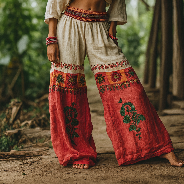 Grace & Jess | Comfortable Yoga Pants in Bohemian Style