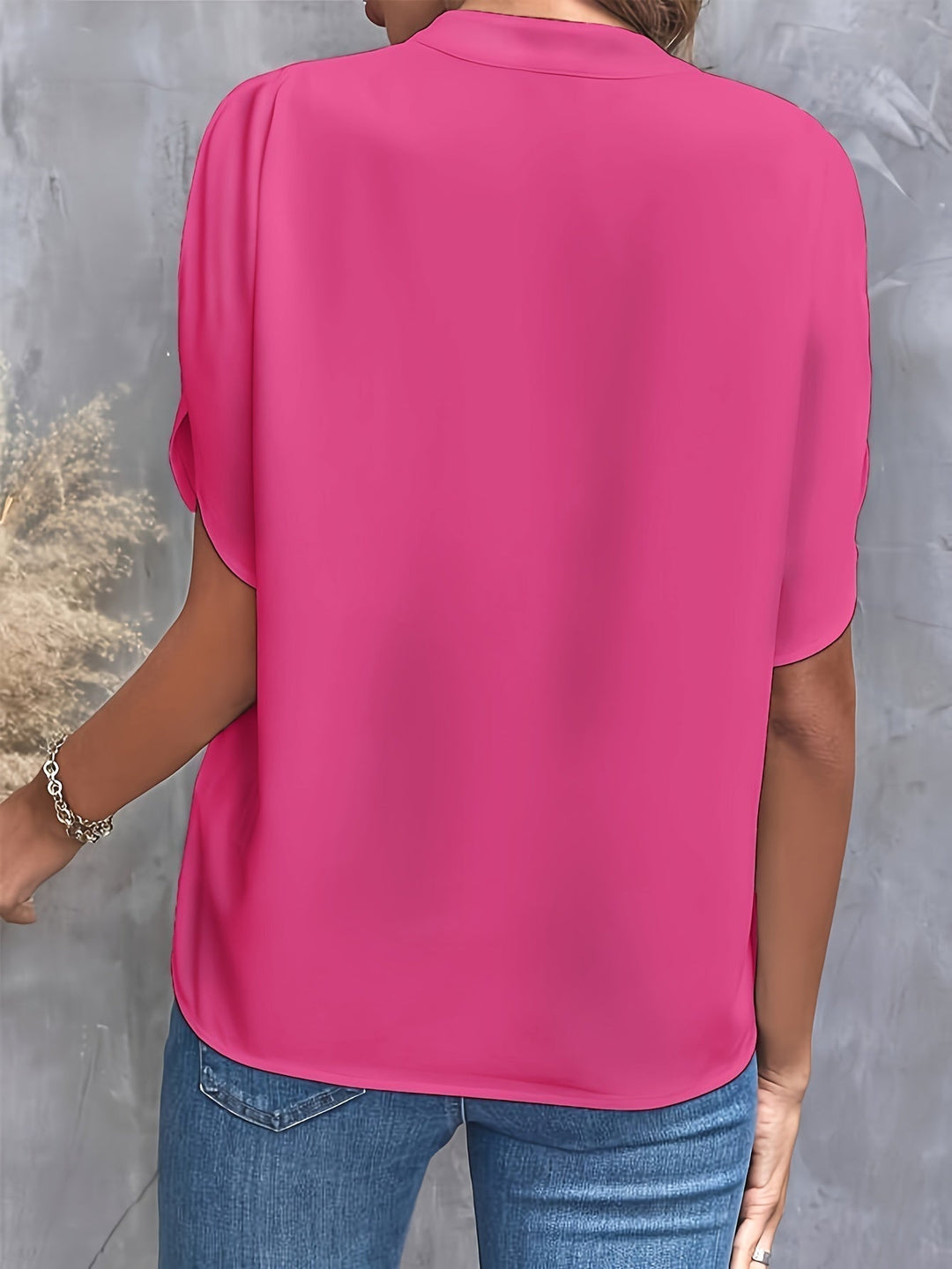 Grace & Jess | Classic V-Neck Blouse