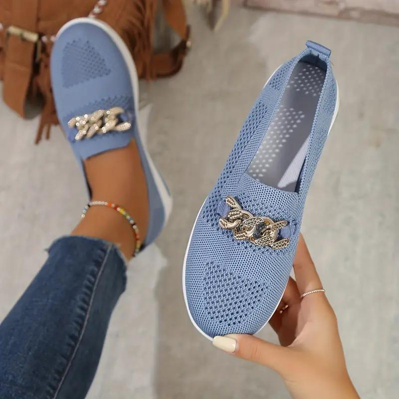 Grace & Jess | Sneakers with Chain Detail