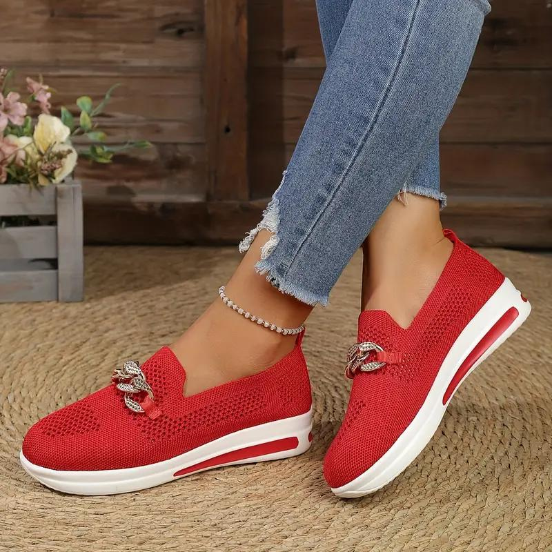 Grace & Jess | Sneakers with Chain Detail