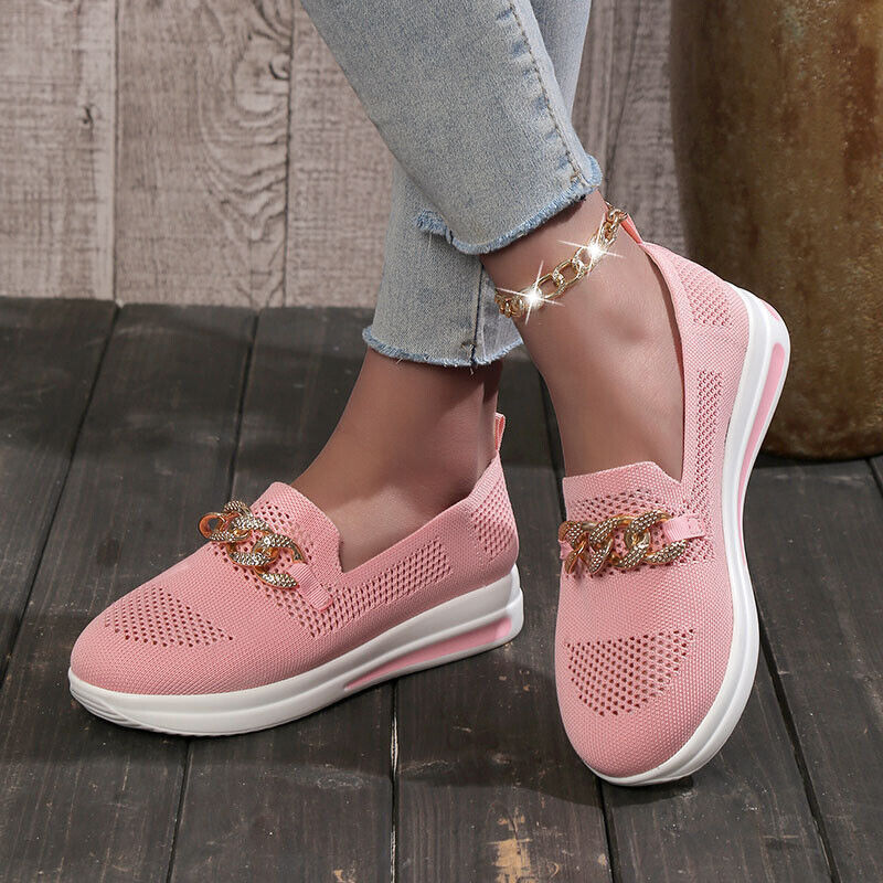 Grace & Jess | Sneakers with Chain Detail