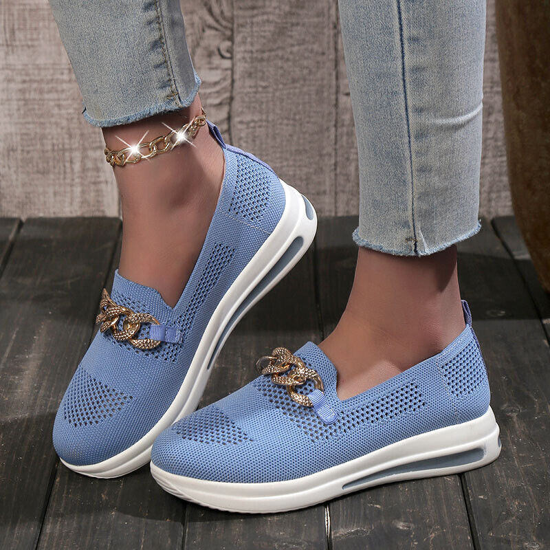 Grace & Jess | Sneakers with Chain Detail