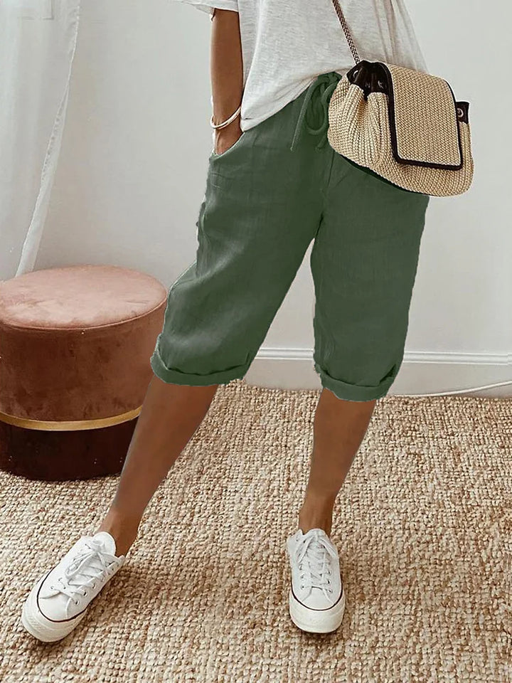 Grace & Jess | Light Cotton Linen Shorts