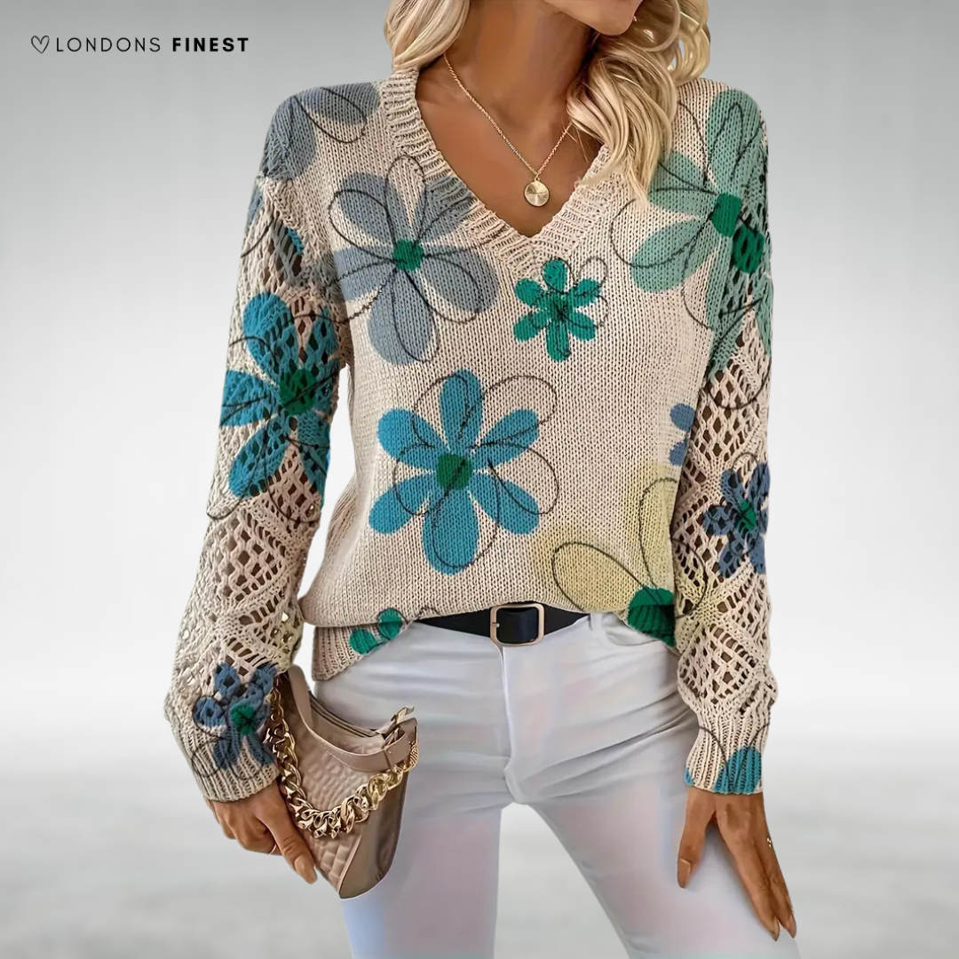 Grace & Jess | Floral Knit Jumper