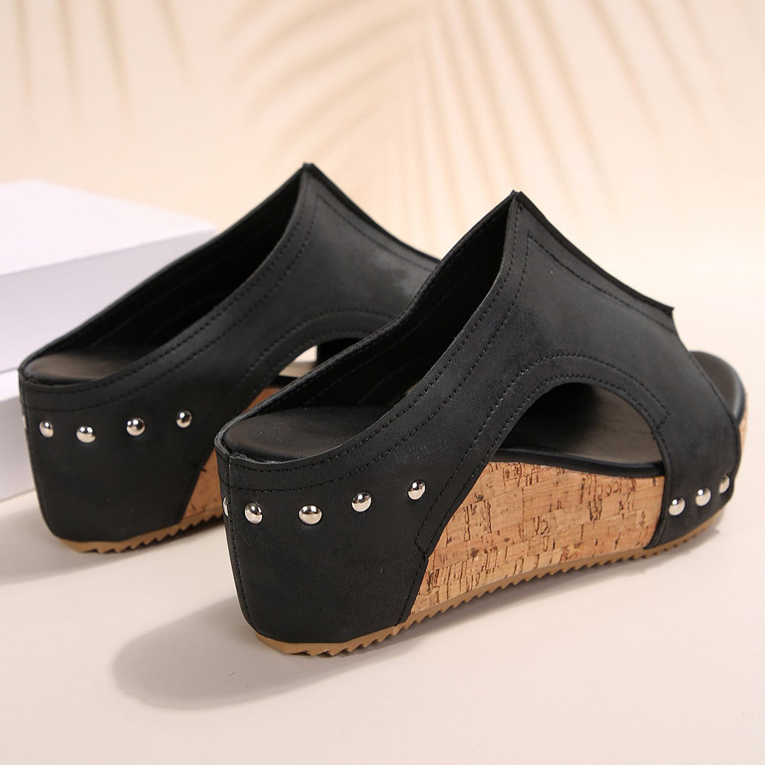 Grace & Jess | Ciera Cork Wedges