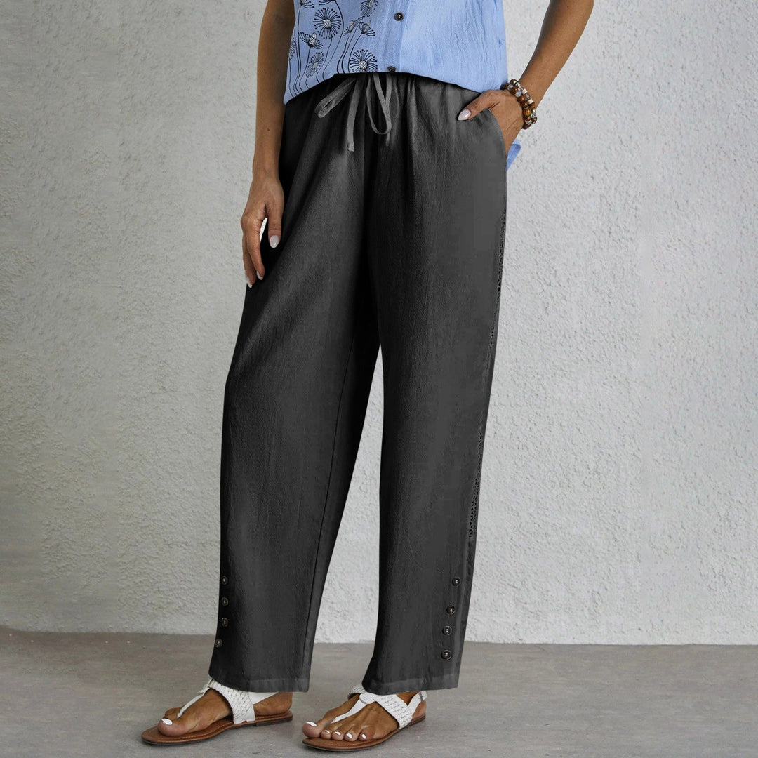 Grace & Jess | Effortless Buttoned Pants