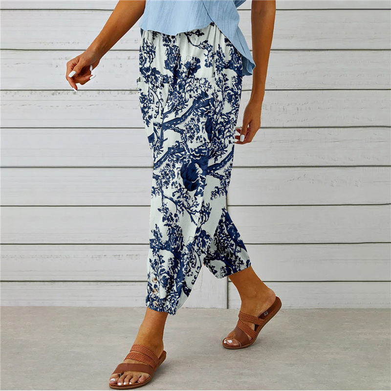 Grace & Jess | Boho Printed Pants
