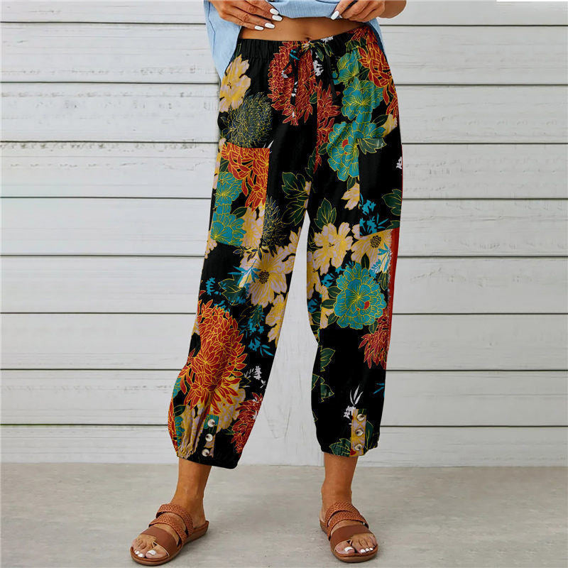 Grace & Jess | Boho Printed Pants