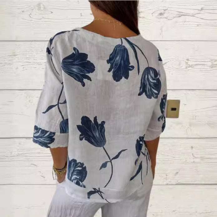 Grace & Jess | Elegant Floral Blouse