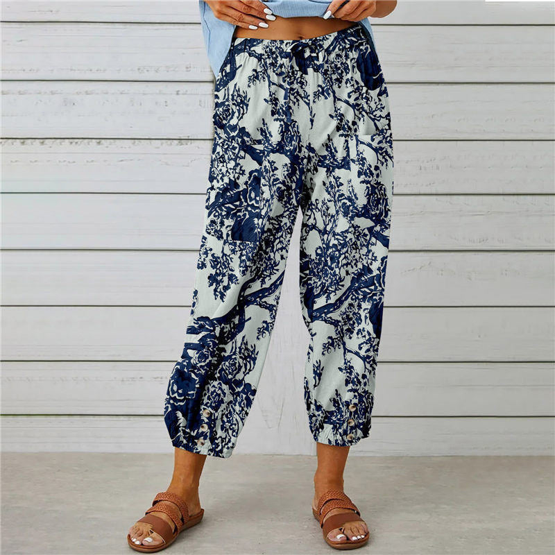 Grace & Jess | Boho Printed Pants