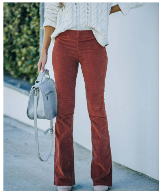 Grace & Jess | Corduroy Flare Pants