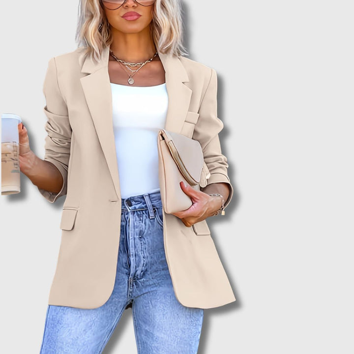 Grace & Jess | Elegance Beige Blazer Limited Edition