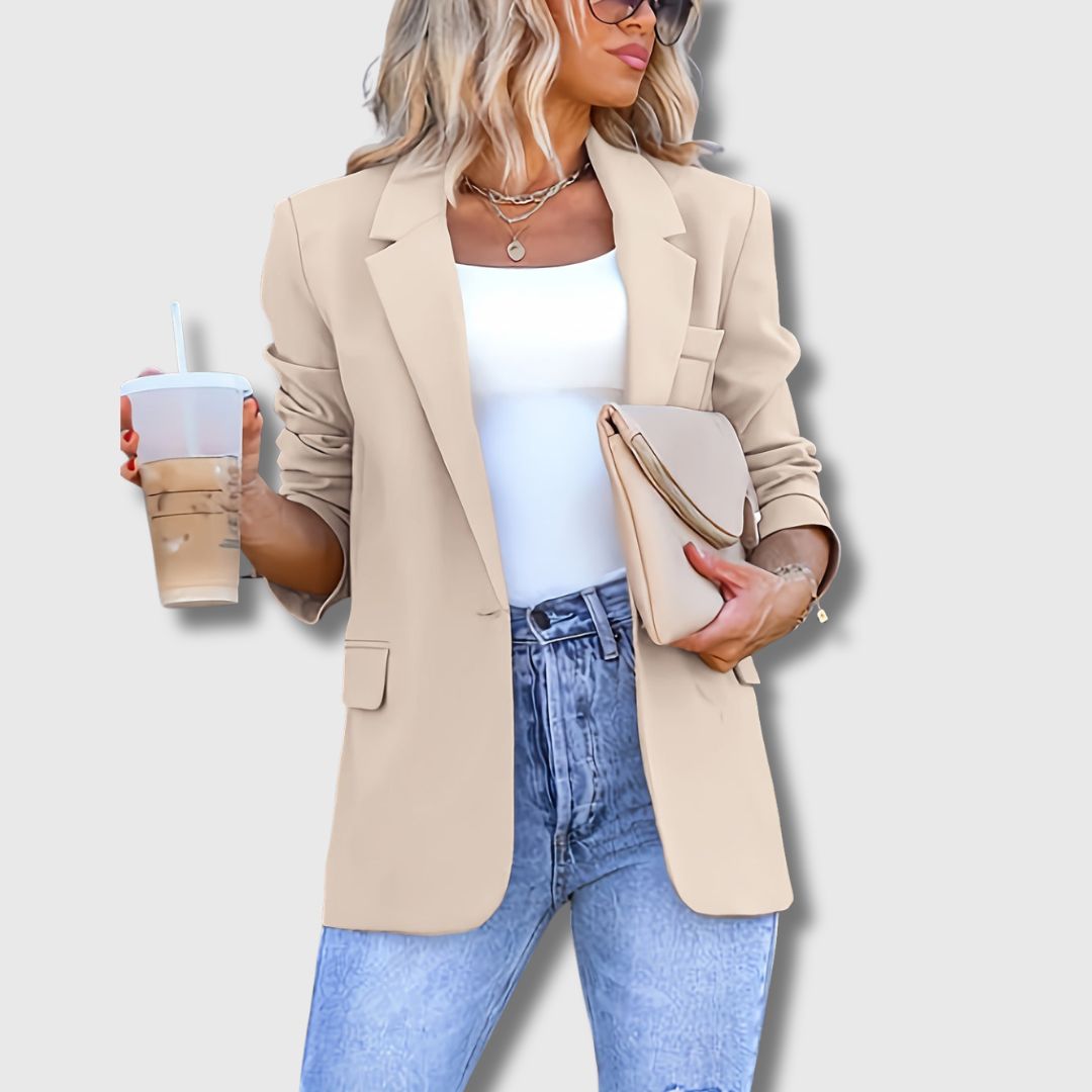 Grace & Jess | Elegance Beige Blazer Limited Edition