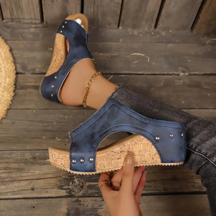 Grace & Jess | Ciera Cork Wedges