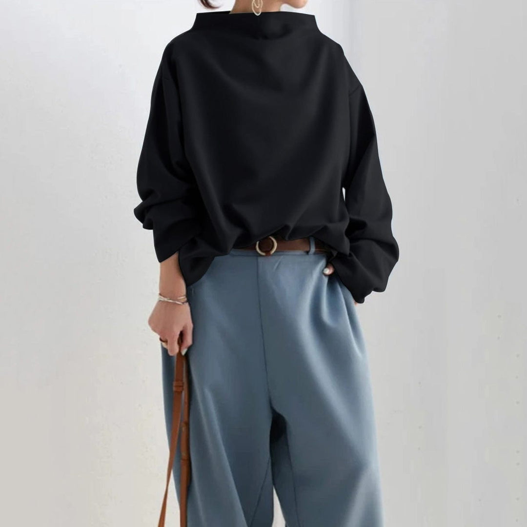 Grace & Jess | Knit Top with High Neck