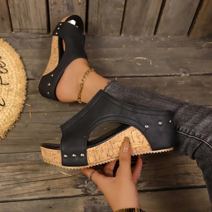 Grace & Jess | Ciera Cork Wedges