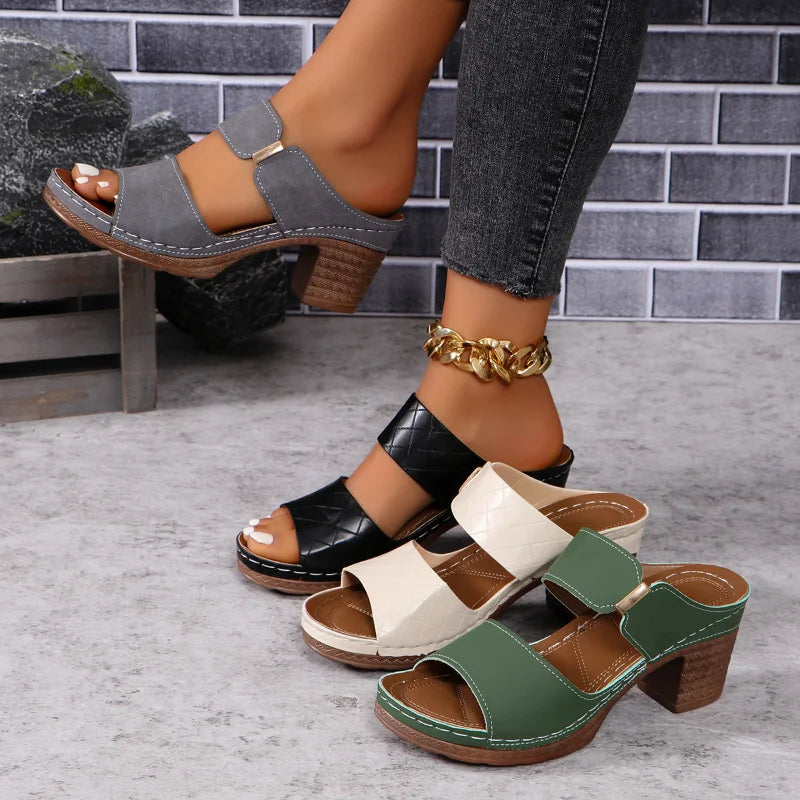 Grace & Jess |  Versatile Block Heel Sandals