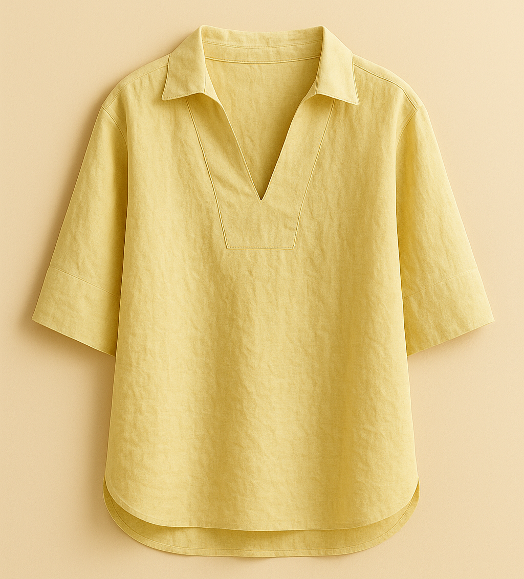 Grace & Jess | Elegant Linen Blouse