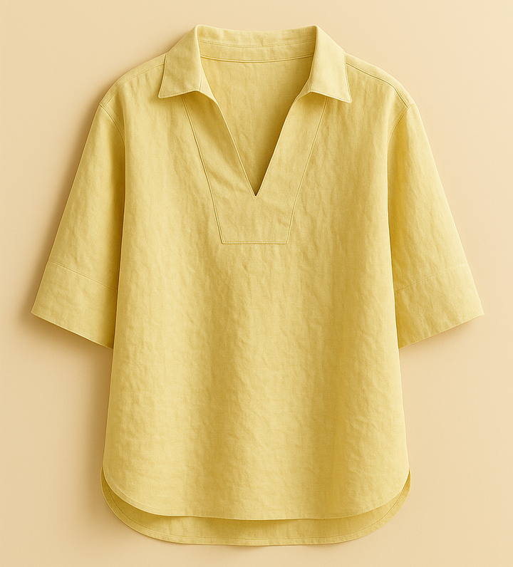 Grace & Jess | Elegant Linen Blouse