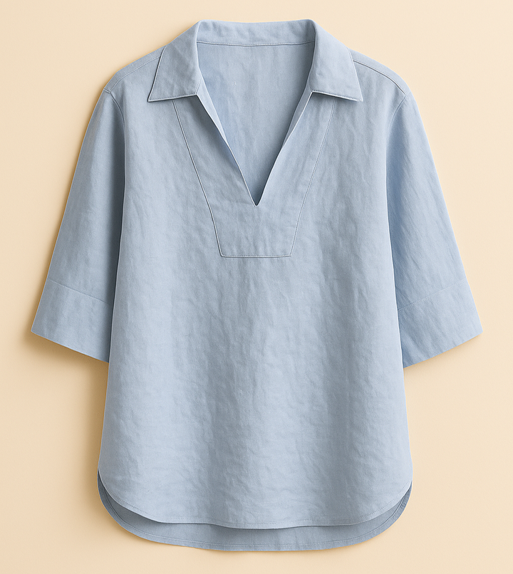 Grace & Jess | Elegant Linen Blouse