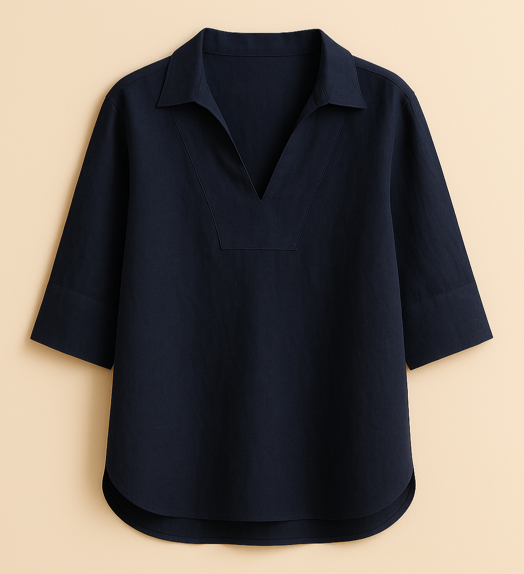 Grace & Jess | Elegant Linen Blouse