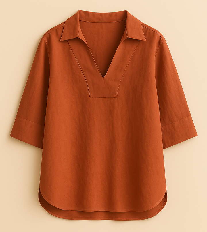 Grace & Jess | Elegant Linen Blouse