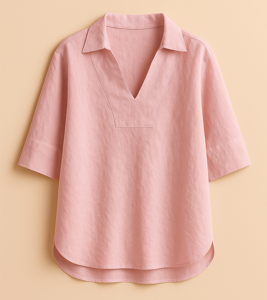 Grace & Jess | Elegant Linen Blouse