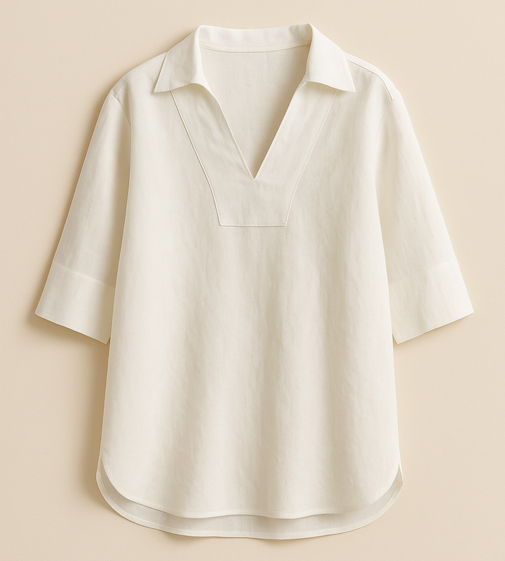 Grace & Jess | Elegant Linen Blouse
