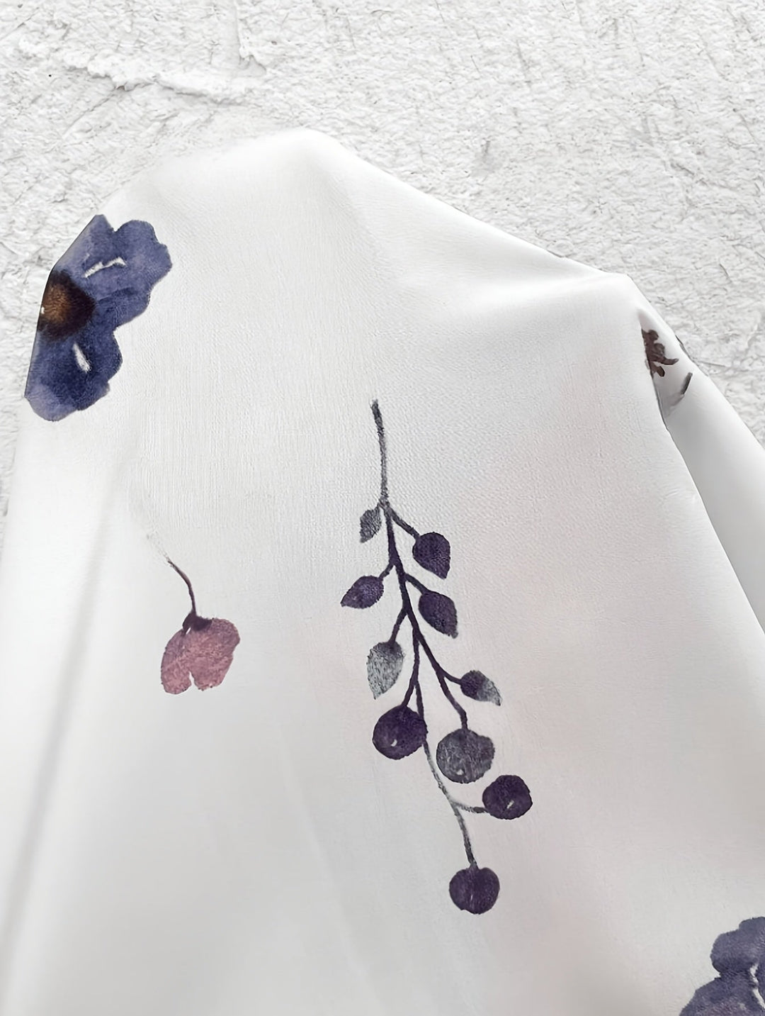 Grace & Jess | Elegant Floral Print Blouse Dress
