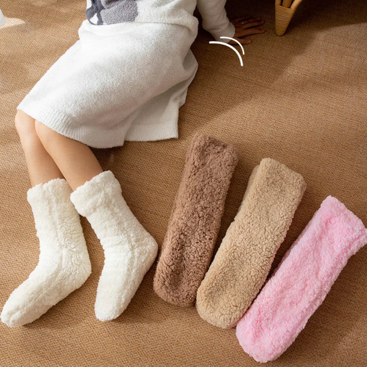 Grace & Jess | Velvet Slipper Socks