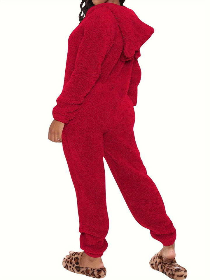 Grace & Jess | Plush Fleece Pyjama Jumpsuit -