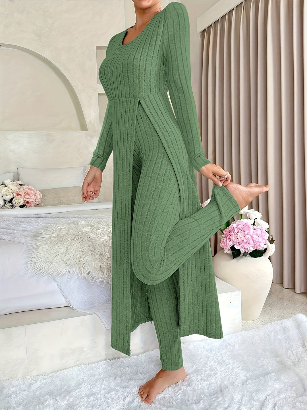 Grace & Jess | Long-sleeved Top and Bottom