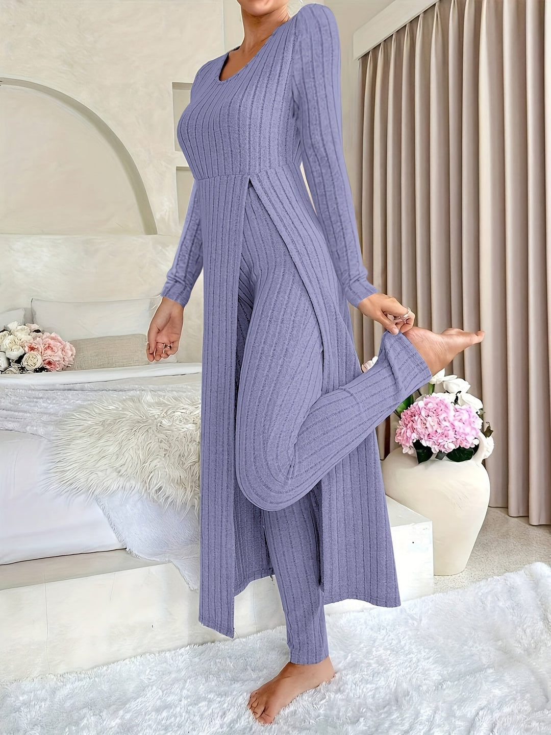 Grace & Jess | Long-sleeved Top and Bottom