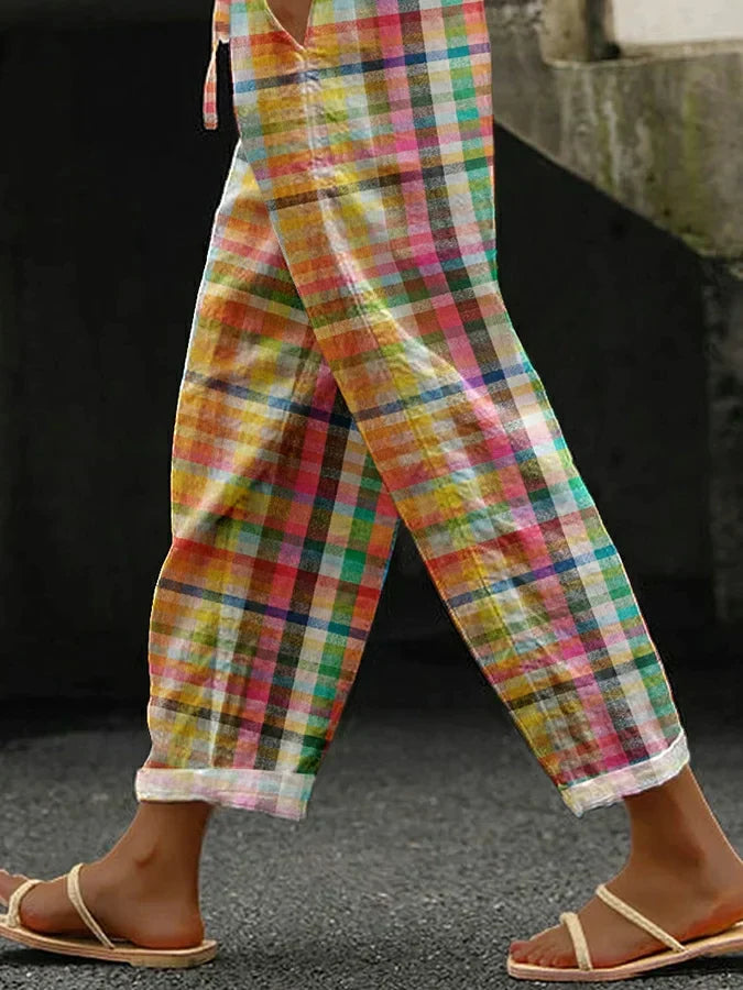 Grace & Jess | Stylish Checked Trousers