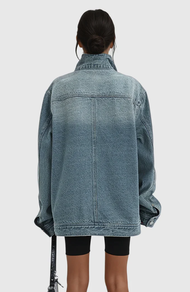 Grace & Jess | Women’s Artistic Denim Jacket