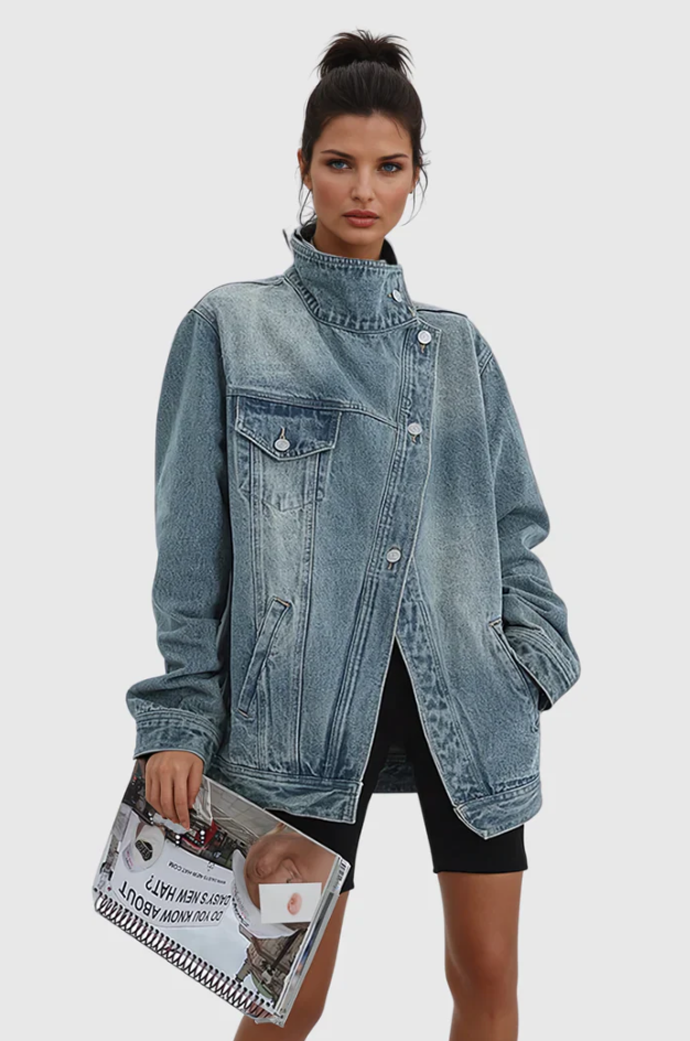 Grace & Jess | Women’s Artistic Denim Jacket