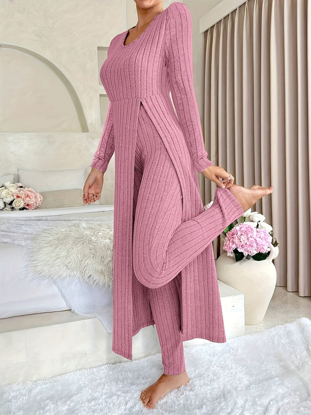 Grace & Jess | Long-sleeved Top and Bottom