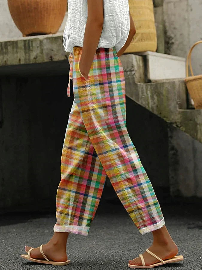 Grace & Jess | Stylish Checked Trousers
