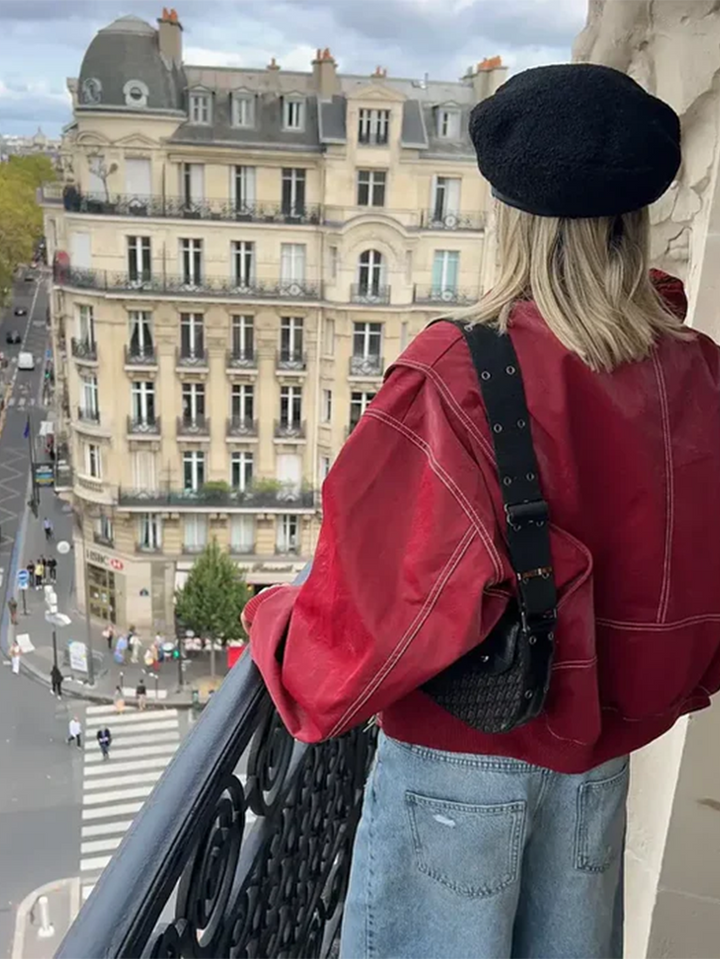 Grace & Jess | Oversized Contrast Jacket
