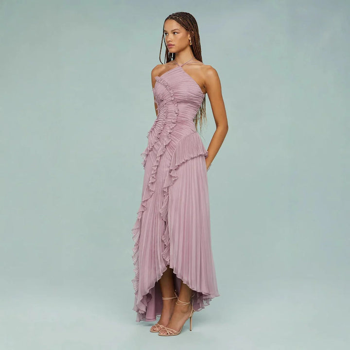 Grace & Jess | Long dress with ruffles