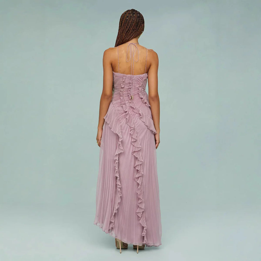 Grace & Jess | Long dress with ruffles