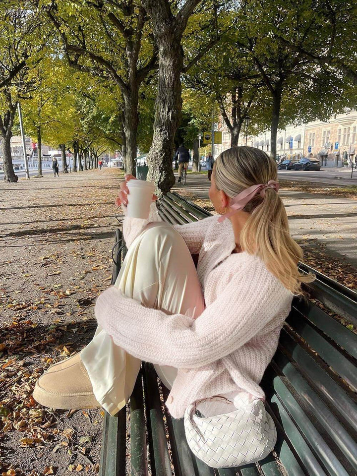 Grace & Jess | Loose Solid Color Long Sleeve Cardigan