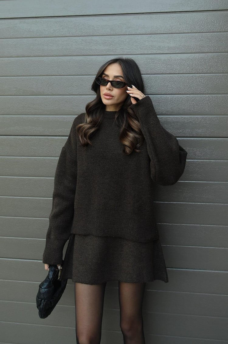 Grace & Jess | Comfortable Knitted 2- Piece Set